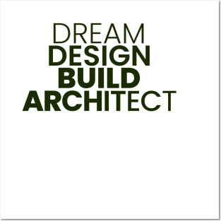 dream design build architect Posters and Art